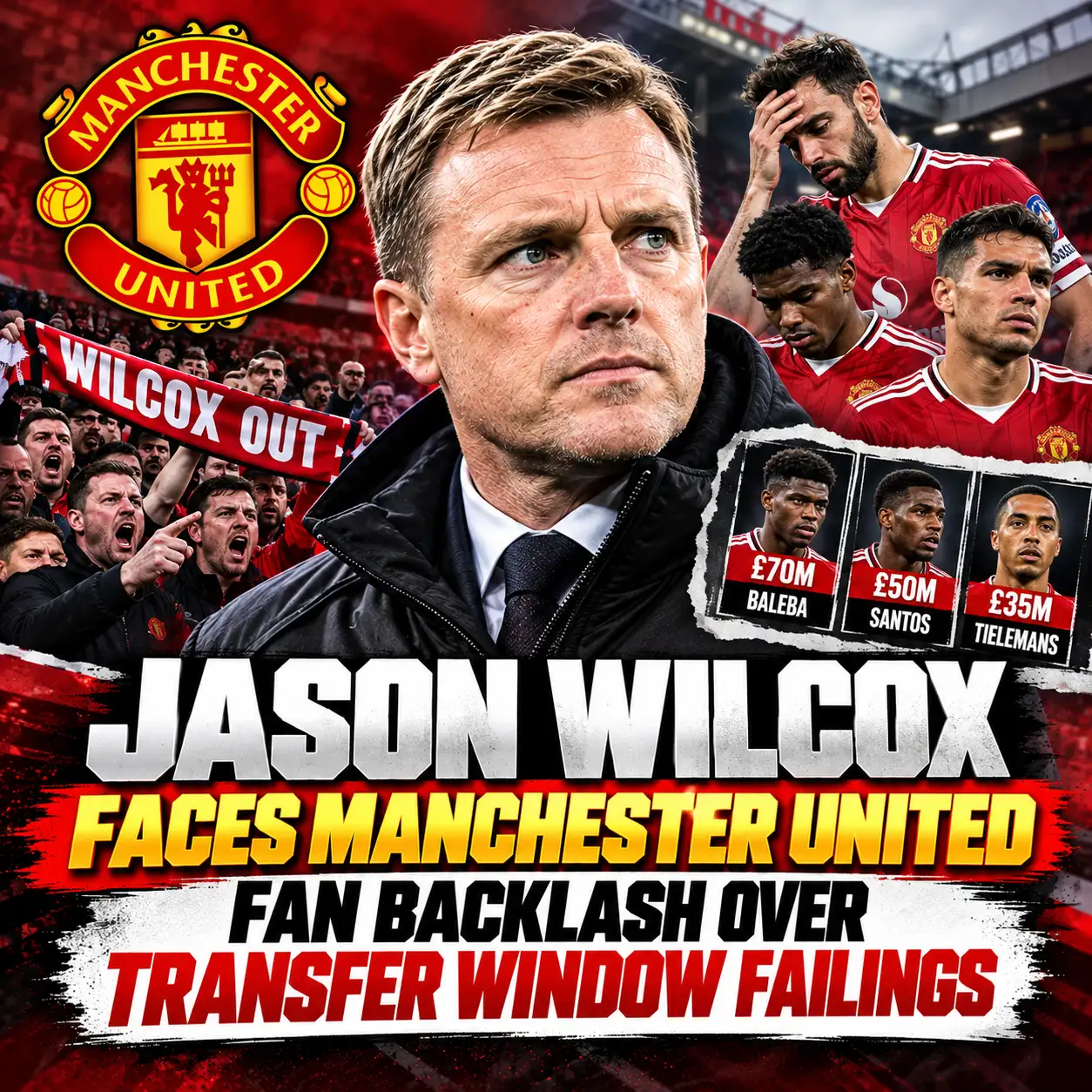 Jason Wilcox Faces Manchester United Fan Backlash Over Transfer Window Failings